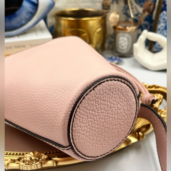 🆕 SEE BY CHLOE 🧿 NWOT LEATHER MINI CECILYA PINK BUCKET BAG - Picture 14 of 15